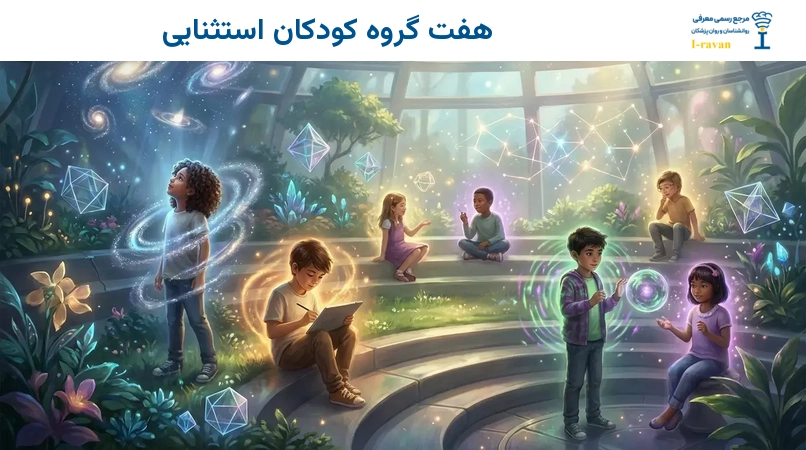 هفت گروه کودکان استثنایی